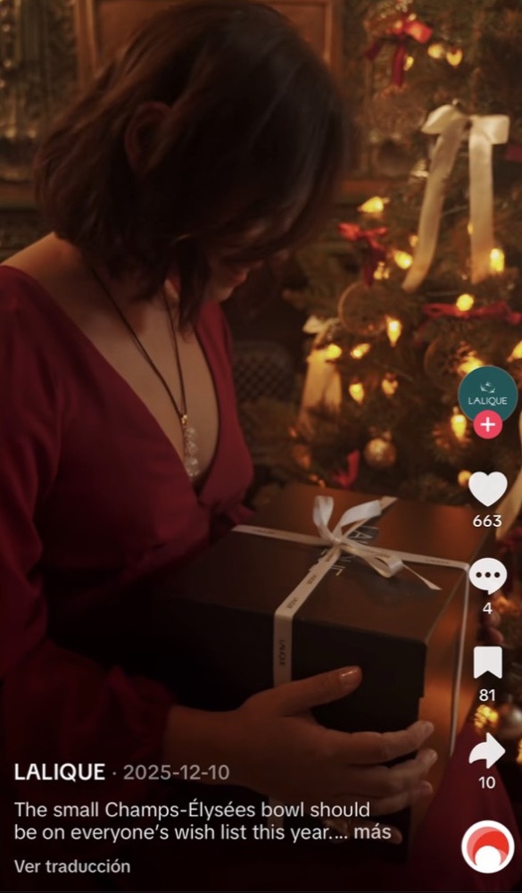 Lalique Christmas campaign — photograph by Camila Moran