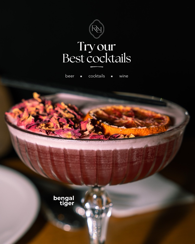 Cocktails — Instagram post for Roshni by Raj